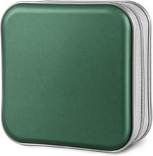 CD Case, 40 Capacity CD/DVD Case Holders Wallet Hard Plastic DVD Disc Cases