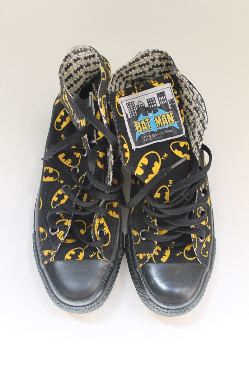 Batman Canvas★ 80s ヴィンテージスニーカー 美品 Vintage 80's Batman Converse High Top Shoes Size US 4.5 | eBay