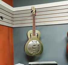 Gretsch G9202 Roots Series Honey Dipper Resonator Guitar, Bell Bronze