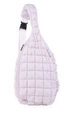 NEW Pickle O' Joe Quilted Sling Bag Pickleball Bag Dusty Pink