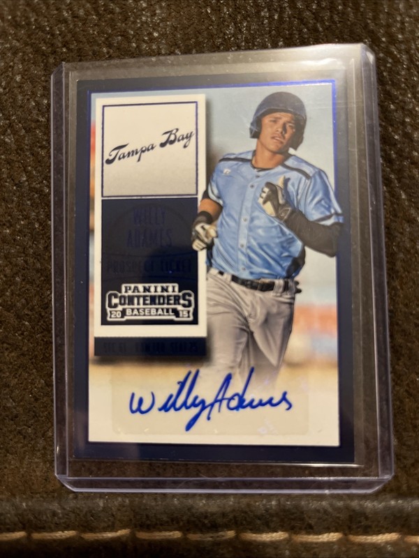 2015 Panini Contenders - Prospect Ticket Willy Adames #37 (AU, RC)