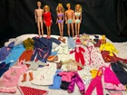 Huge Vintage 60's 70's Barbie & Ken Dolls Clothing Outfits Shoes Malibu Skipper