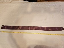 Vintage Astor Leather Belt Rich Burgundy Color 36" Long