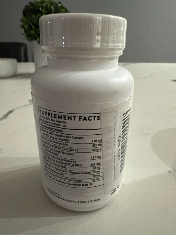 Multivitamínico diario integral Basic Nutrients 2/día 60 cápsulas/30 porciones Foto 2 de 4