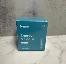 NeuroGum Brain, Energy & Focus Gum Wintergreen 54 Pack Sugar Free Nootropic