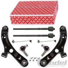 FEBI QUERLENKERSATZ 8 TEILIG VORDERACHSE passend für OPEL AGILA B H08 SPLASH EX