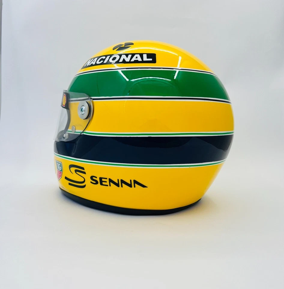 AYRTON SENNA 1993 PARIS BERCY HELM (FULL SIZE - SCALE 1/1) BRANDNEU - Bild 3 von 4