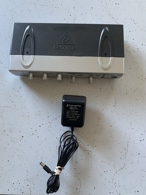 BEHRINGER Minimix MIX800 Ultra-Compact Karaoke Machine with Power Supply Tested