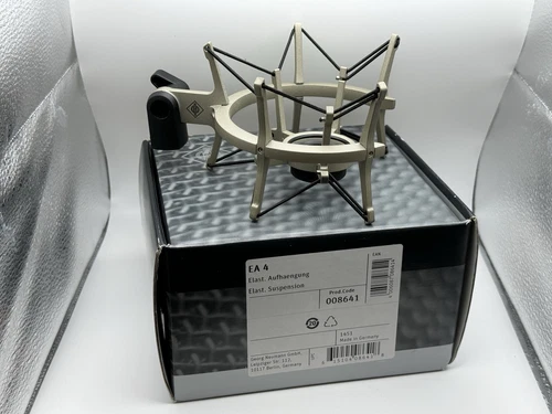 Neumann EA4 Nickel Elastic Suspension Shockmount for TLM 102 103 107 Mics - EA 4