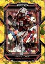 2023 Panini Prizm Draft Picks Trey Palmer #200 Prizms Gold Ice Nebraska 34O