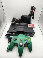 Nintendo 64 N64 OEM Console Complete Bundle W/ Cables Controller Tested NUS-001 