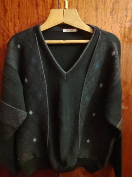 Men Farah Sweater Grey Acrylic 38 / M / 46