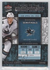 2014-15 Fleer Ultra Road to the Championship Tomas Hertl (Round 1 4/20/14) xp6