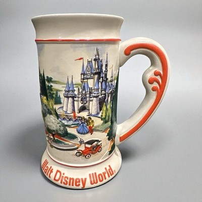 Vintage Walt Disney World   Beer Stein Mug 3D   Original Sticker On Bottom