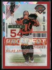 2024 Panini Prospect Edition #31 Silas Ardoin Red Ice Holo