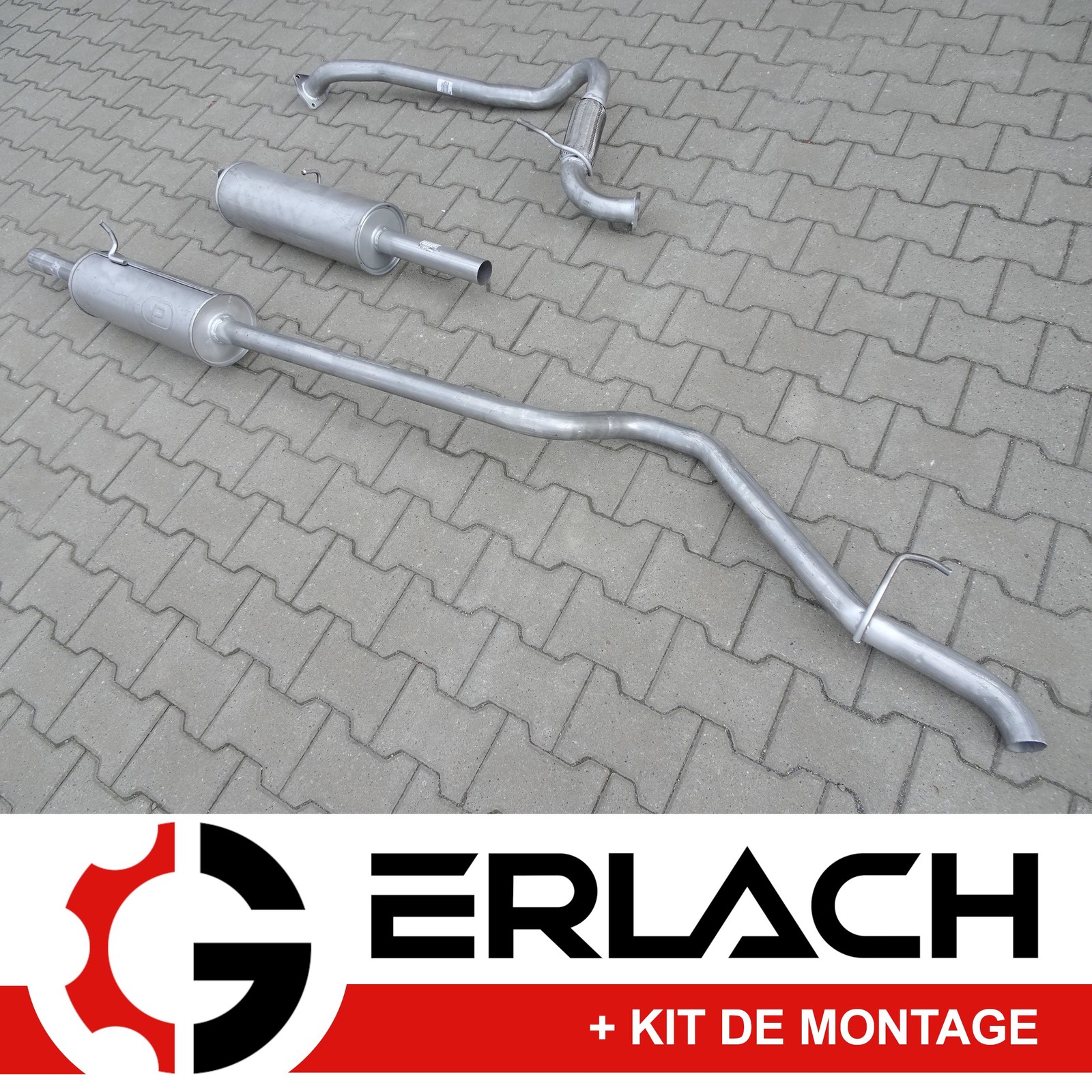 Silencieux echappement Ford Transit 100L 190L 1996 1997 empattement 3570mm