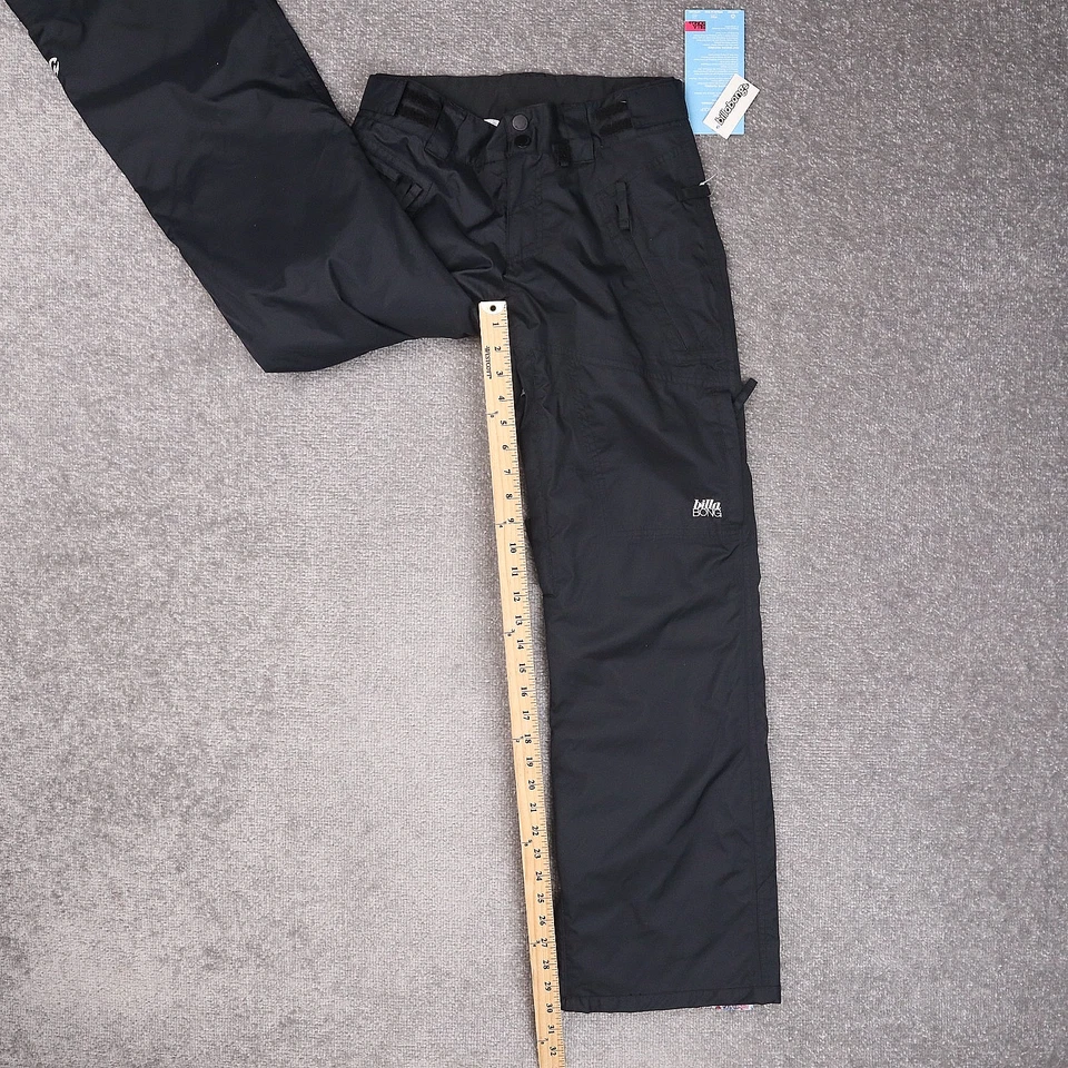 Vintage Womens Billabong Point Dry Full Seam Seal XS Black Winter Ski Pants - Image 4 of 4