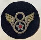 G W Lawrence British Made UAAF 8th Air Force Bullion Wool Patch Inv 29-11