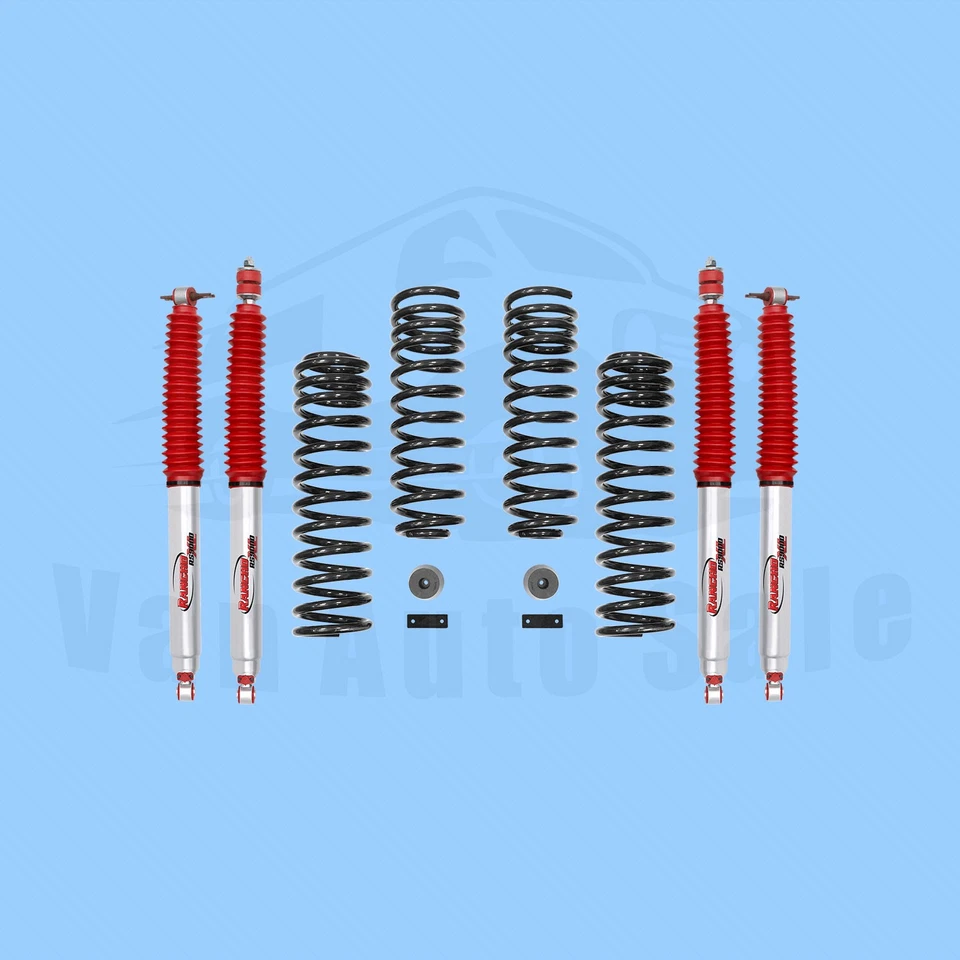 Kit de elevación suspensión 2" delantera y 0,75" trasera elevación Rancho para Jeep Wrangler 4x4 07-17 Foto 2 de 3