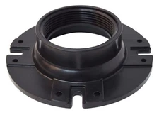 Valterra T05-0784 4" x 3" Female Threaded RV Toilet Floor Flange 3" FPT Black
