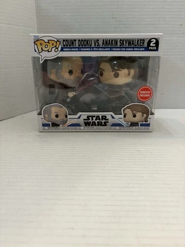 Funko Pop! Count Dooku vs. Anakin Skywalker 2-pack - Star Wars (GameStop Excl)