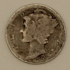 1924 Mercury Dime