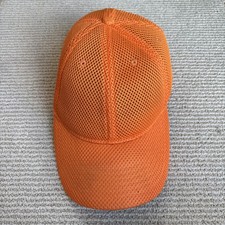L.L Bean Mesh Hunter Orange Hunting Strapback Baseball Hat Cap Adjustable
