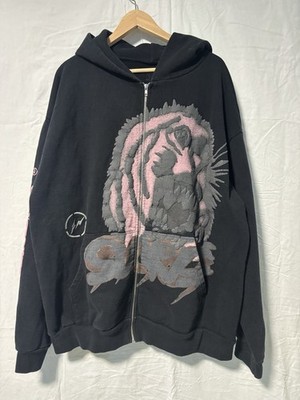 Travis Scott Cactus Jack for Fragment Sunrise Zip Up Hoodie in size XXL