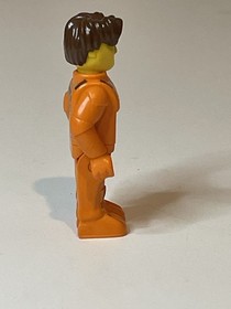Lego Figure 4 Juniors Jack Stone Man Orange Hair Brown 4619 js025