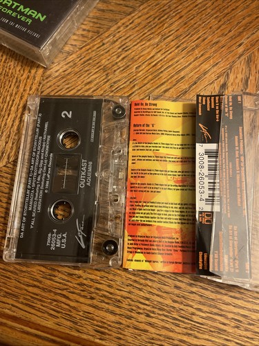 Outkast Aquemini Cassette 1998 Clean Cassette - Imagen 4 de 5