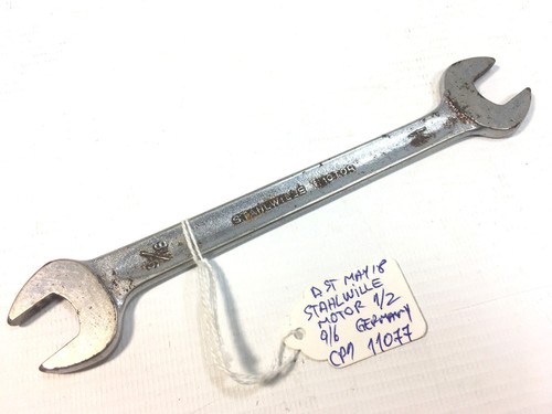 Collectable Open End Spanner Stahlwille Motor 1/2 9/16 - Picture 3 of 6