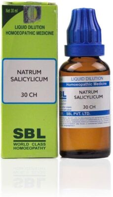 SBL Homeopathy Natrum Salicylicum (30 ML / 100 ML) (Select Potency)