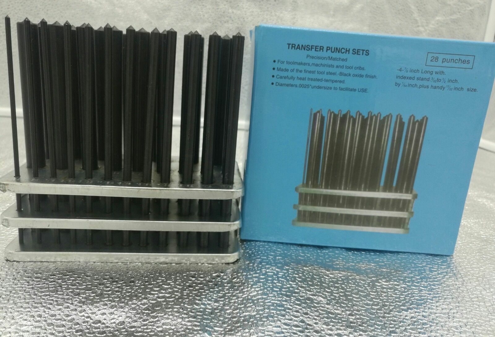 TTC SSGmm 25/28 Pcs Metric/imperial Transfer Punch (Spotter) Set