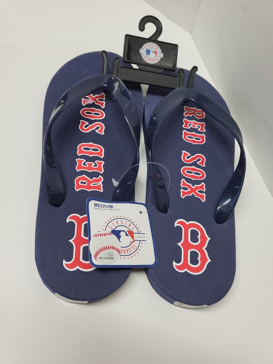 Unisex Major League Baseball Boston Red Sox Flip Flops Mens 7-8