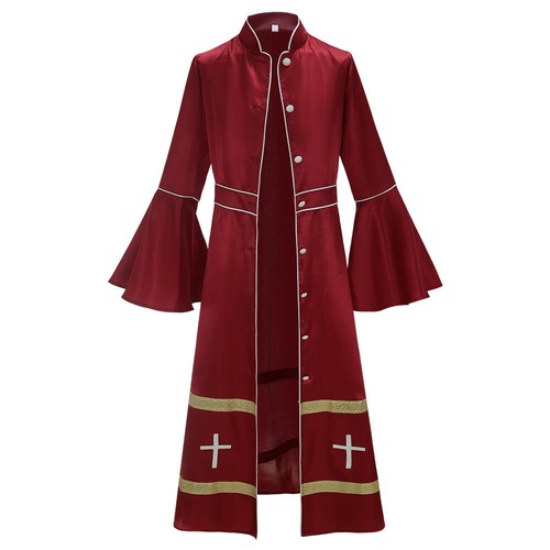 Robe Church Costume Officiant Graduation Gown Pastor Paracons Clergy Dress WOMEN - Picture 20 of 21
