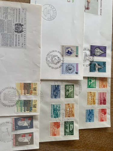 Suriname astounding FDC cover collection 158 all different many blocks etc !!! - Picture 11 of 24