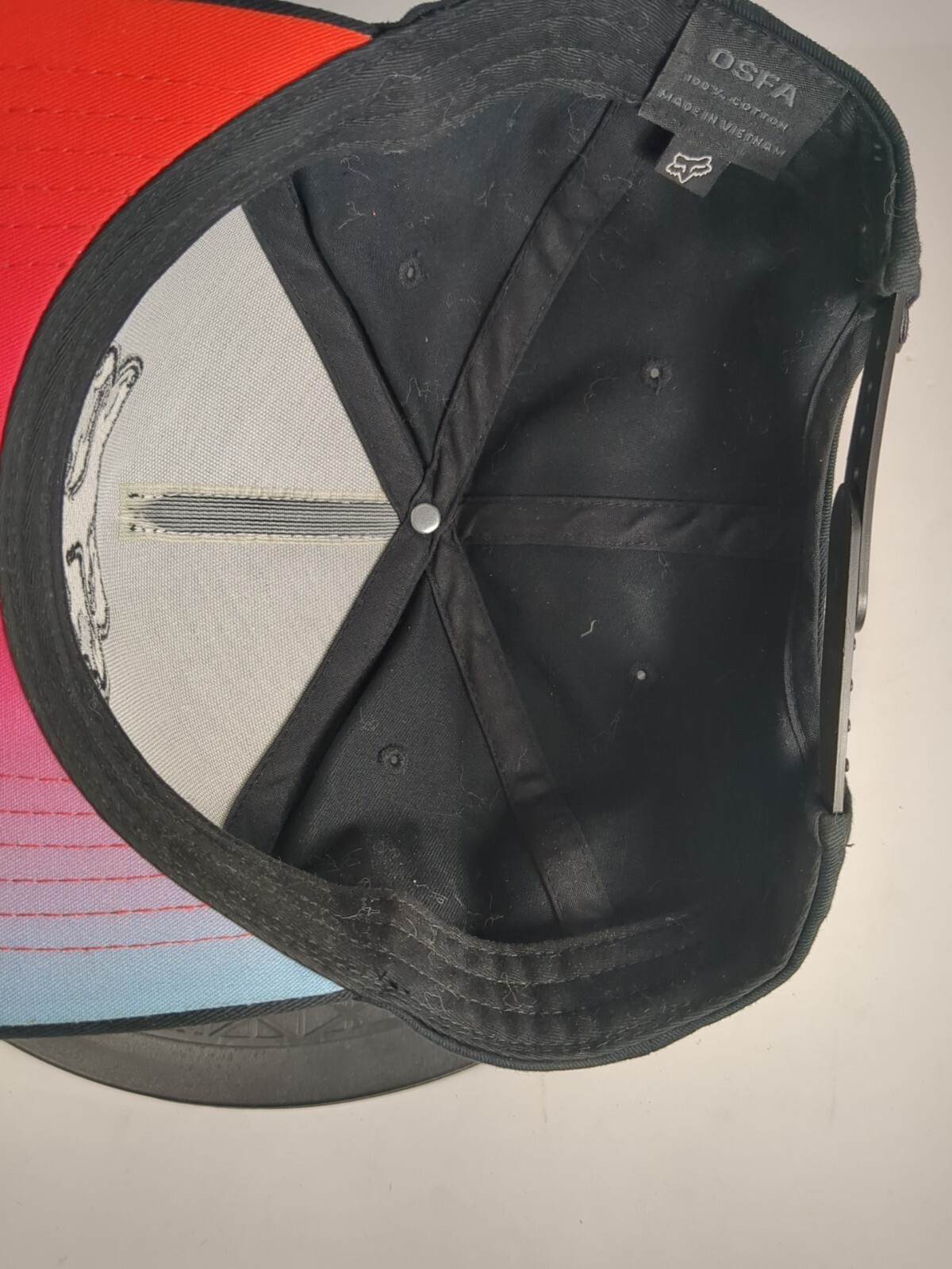 Fox Racing Hat Snapback Gradient Multicolored Logo - image 7