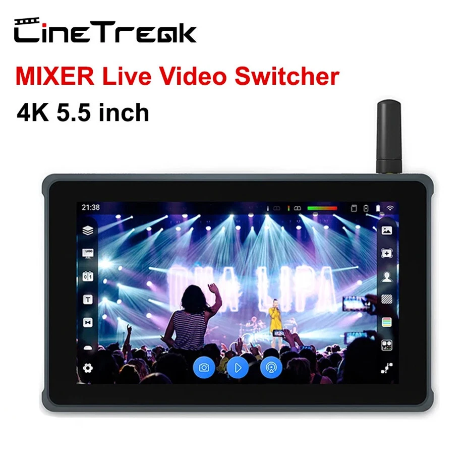Cinetreak MIXER LiVE Video Switcher 5.5" Touch Screen 1500nits 4K Multi-Format - Image 2 of 4