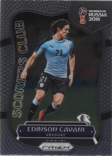 2018 Panini Prizm World Cup Edinson Cavani #209 PSA 9 Mint Uruguay