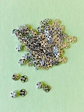 50 Sets Square Snaps Fasteners Size 3/0 for Vintage Doll Clothing