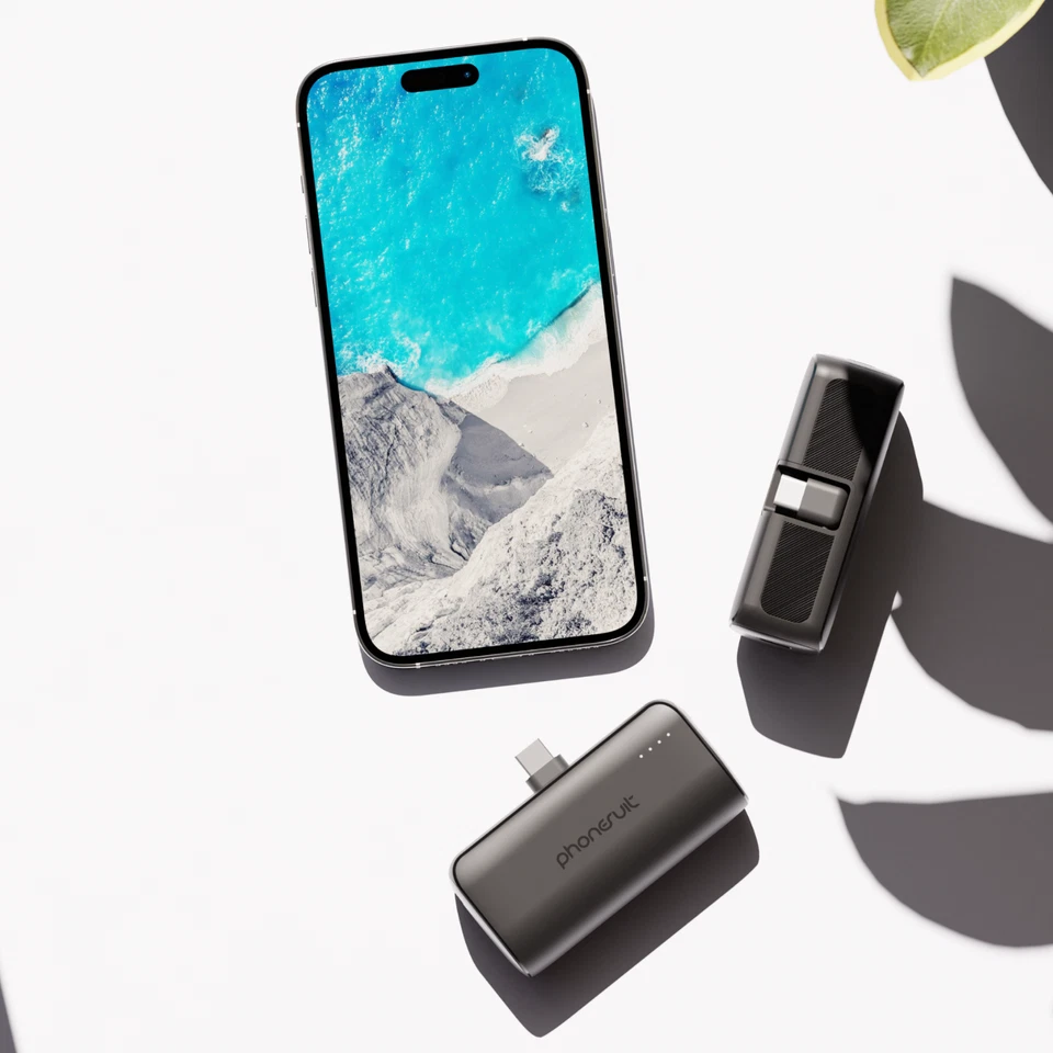 iPhone & Samsung Portable Charger & Power Bank | USB-C Port | Small & Slim - Image 3 of 4