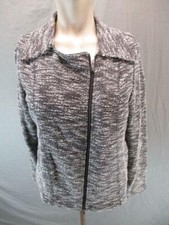 FOREVER 21 Size S Womens Gray Athletic Full Zip Performance Basic Jacket GR6640