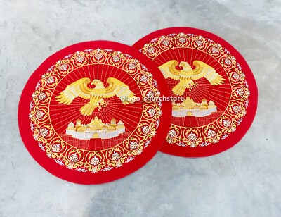 Flag Orthodox Church Eagle Symbol Red Eagle Cashmere 27.16''