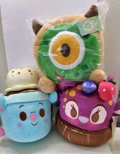 Lot Of 3 Disney Parks Munchlings Mike-Angel- REMY Plush Toy 2022