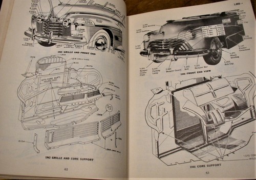 33-1935 36-39 36-1938 40 1946 47 1948 ANTIGUO CHASIS PIEZAS CATÁLOGO MANUAL Original - Imagen 4 de 7