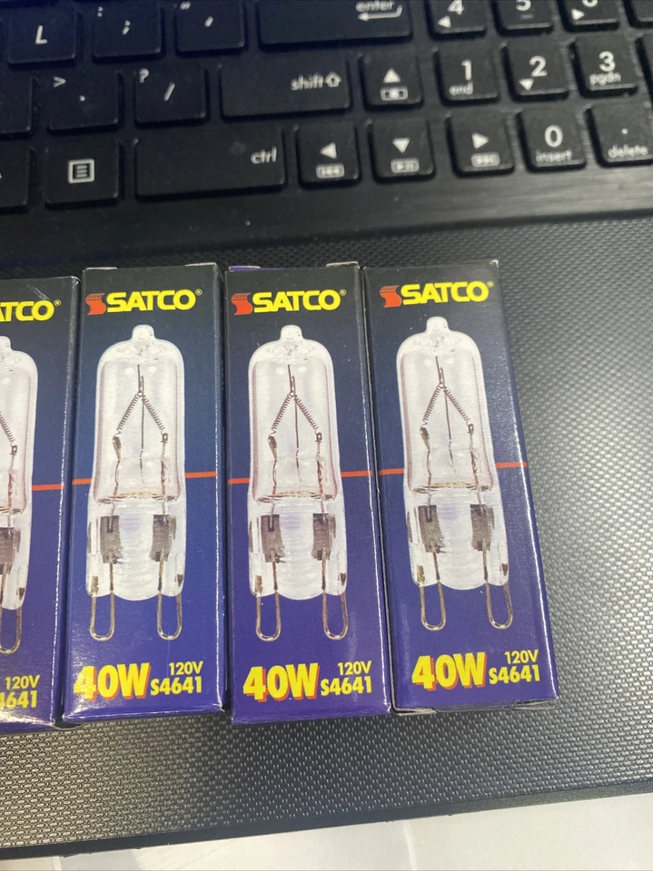 Satco Double Loop 40W G9 Base Clear 120V S4641 10 Units - Image 2 of 3