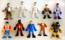 Lot of 10 Mostly Imaginext DC and Other Toy Figures Loose Good (See Photos) 
