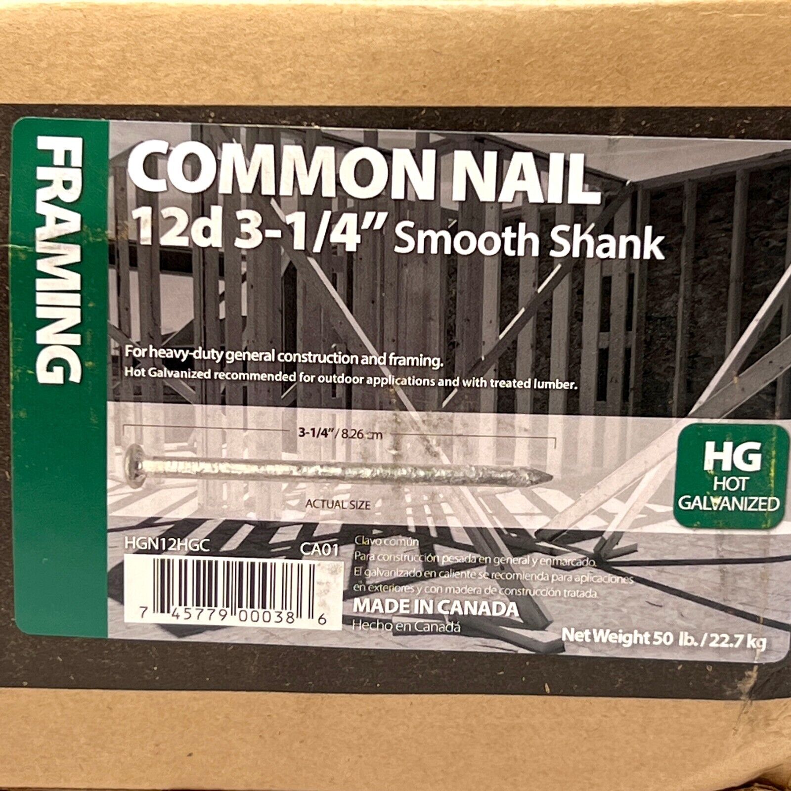 Metabo 12D (3-1/4-in x .131) Smooth Plastic Stick Nail 4.0M (10111Hpt)*Note  .131 Thickness * - Plastic - Arlington Coal & Lumber MA