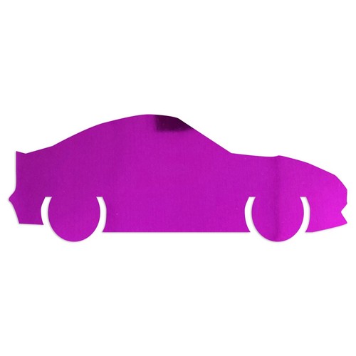 Forma troquelada - COCHE: COCHE DE CARRERAS 2,5" y 5,0" tamaño en 12 colores metálicos #6435 - Imagen 15 de 23
