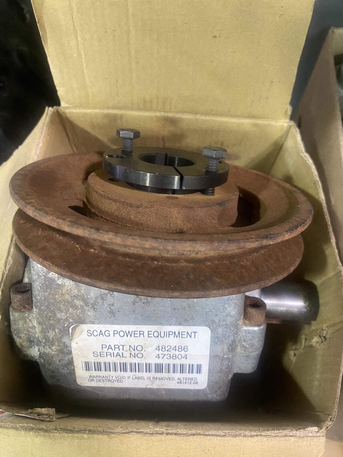 SCAG OEM hydro Gear pump Deck Spindle 482486 eBay